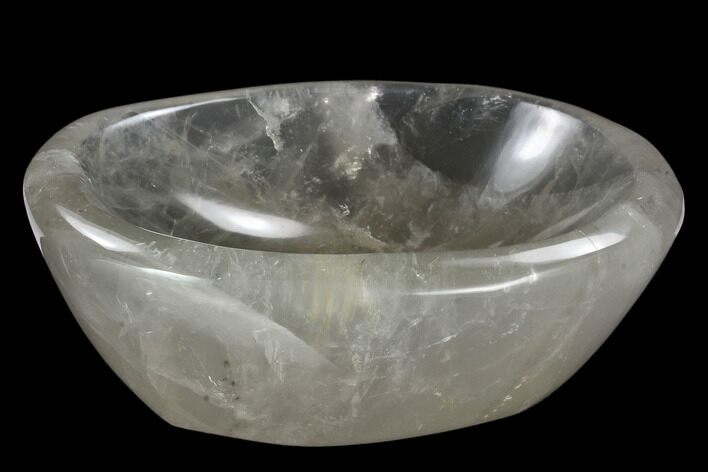 Polished Quartz Bowl - Madagascar #117462